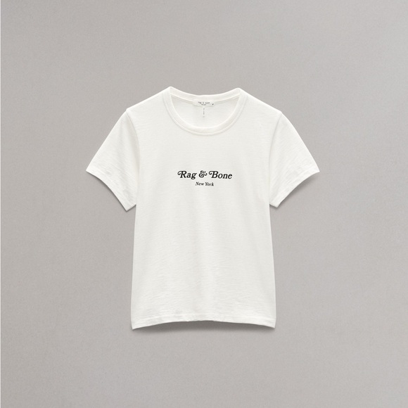 rag & bone Mini Script RB Tee - Picture 3 of 4